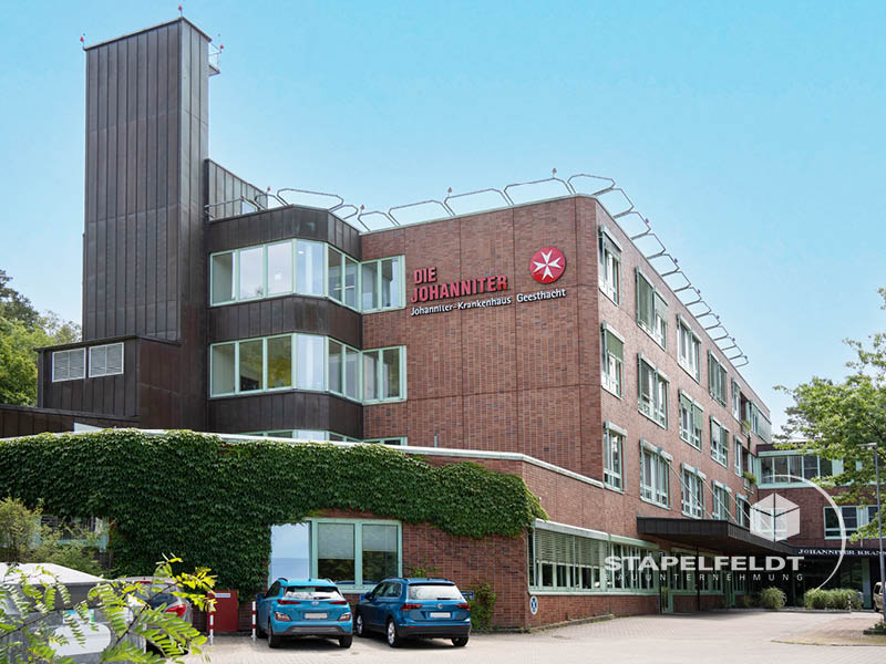 Krankenhaus | öffentlicher Neubau einer Rettungswache für das Johanniter-Krankenhaus Geesthacht durch das Bauunternehmen Stapelfeldt Bauunternehmung