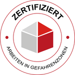 Qualifizierung Zertifizierung Arbeiten in Gefahrenzonen | Bauunternehmen Stapelfeldt Bauunternehmung aus Geesthacht für Großraum Hamburg, Bergedorf, Lauenburg, Lüneburg und Umgebung