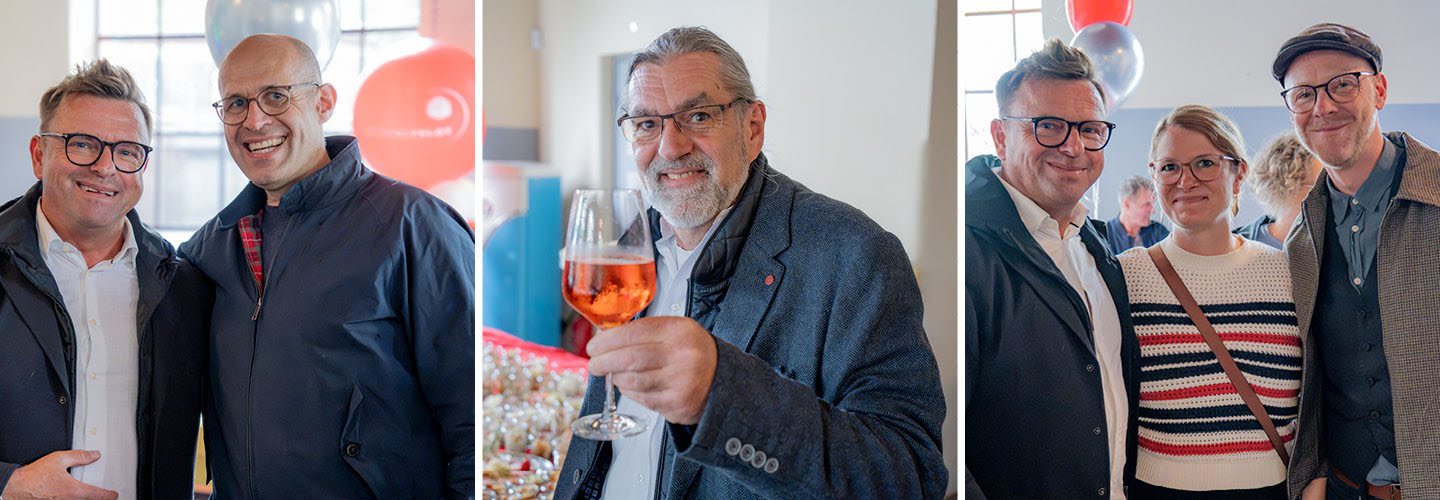 Gäste bei der Jubiläumsfeier zum 25-jährigen Firmenjubiläum