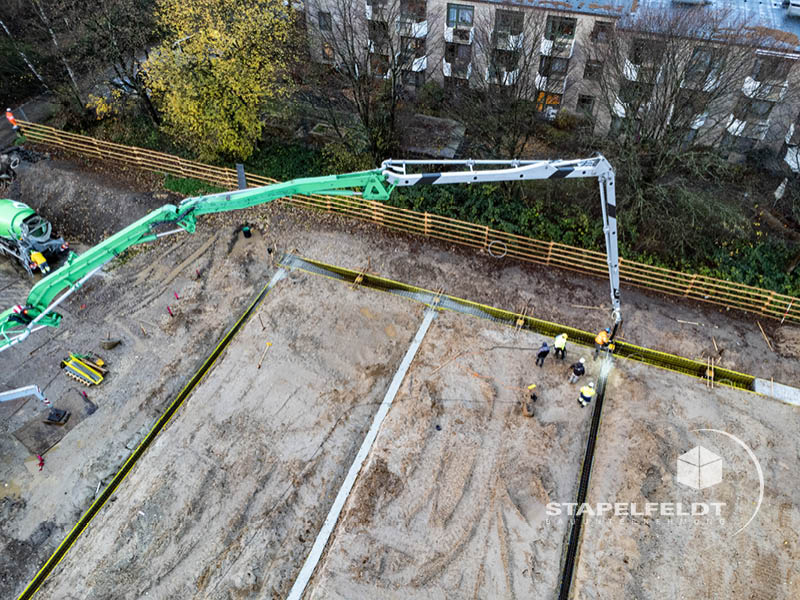 Bauunternehmen für Hamburg - Sporthalle bauen in Altona - Hockeyhalle, Neubau Verein Sportbund - Gewerbebau Hallenbau