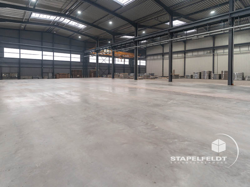 Bauunternehmen für Hamburg - Halle bauen in Billbrook - Hallenbau Industriehalle Bodensanierung Industriebodensanierung - Industriebau Gewerbebau