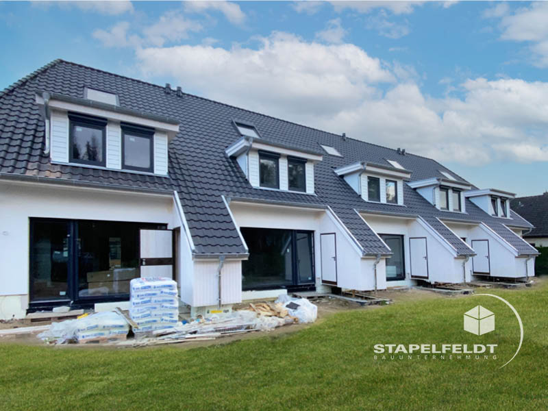 Bauunternehmen für Hamburg - Haus bauen in Billstedt - Neubau Mehrfamilienhaus / Reihenhäuser - privater Wohnungsbau / Wohnbau