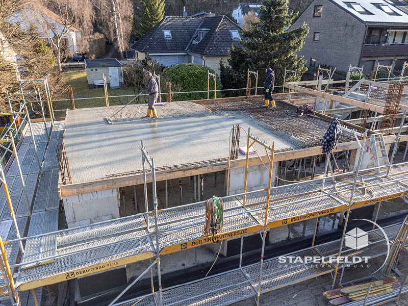 Bauunternehmen für Hamburg - Haus bauen in Hamburg Lohbrügge / Boberg - Neubau eines exklusiven Einfamilienhauses - privater Wohnungsbau / Wohnbau