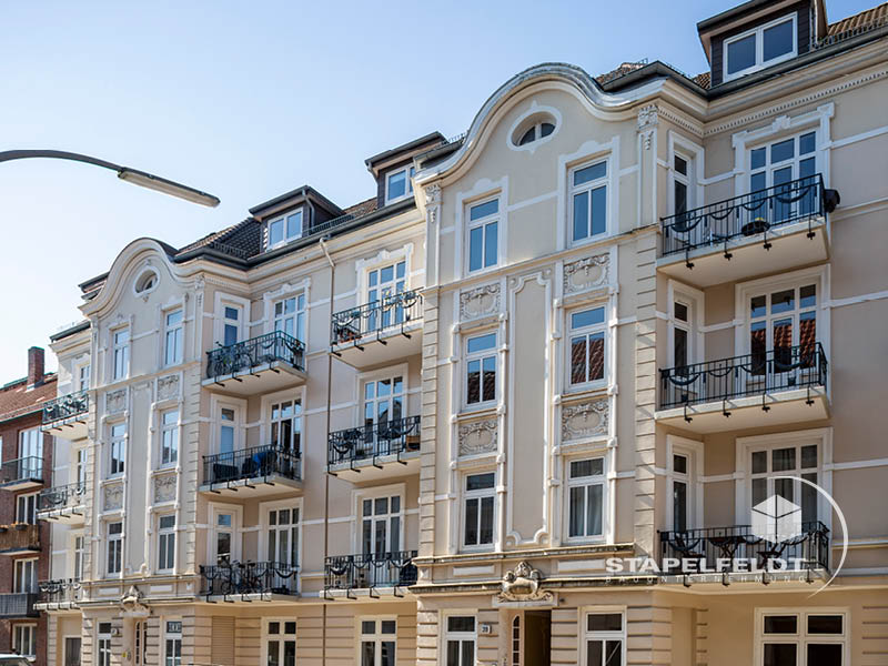 Bauunternehmen für Hamburg - Haus bauen in Hoheluft - Sanierung Altbau Balkone Instandsetzung von Balkonen - privater Wohnungsbau / Wohnbau