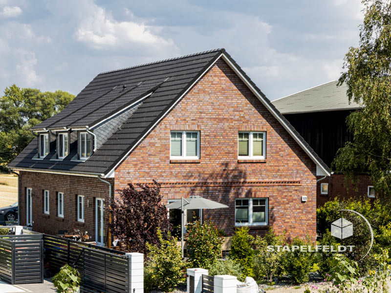 Bauunternehmen für Hamburg - Haus bauen in Spadenland - Neubau eines Mehrfamilienhauses - privater Wohnungsbau / Wohnbau