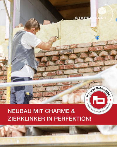 Neubau in mit Charme & Zierklinker in Perfektion. | Bauunternehmen Stapelfeldt Bauunternehmung