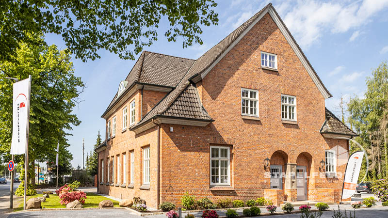 Sanierung Sanierungsmaßnahmen Sanierungsbau Sanierungsarbeiten Bausanierung Feuerwache Pulverfabrik Düneberger Straße Denkmalschutz historische Komplettsanierung Bauunternehmen Stapelfeldt Bauunternehmung Geesthacht Großraum Hamburg Lauenburg Lüneburg