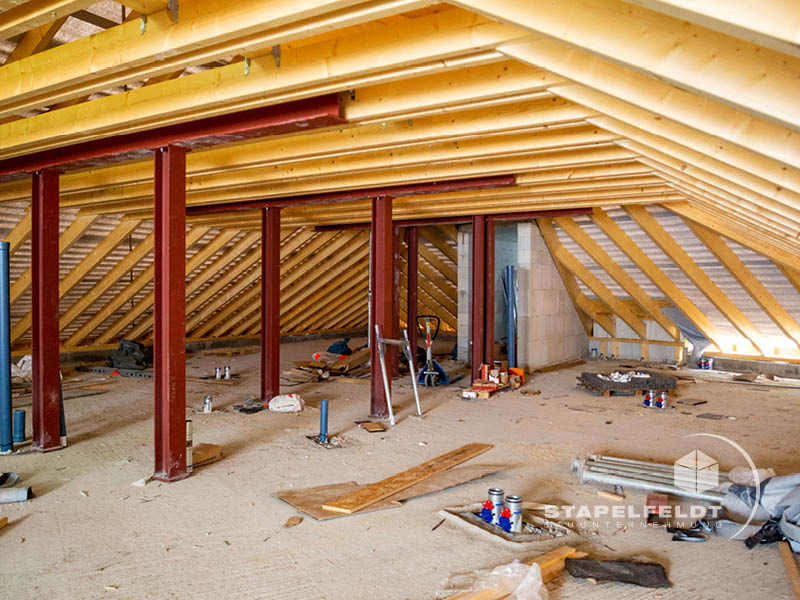 Dachausbau Umbau Umbaumaßnahmen Seniorenheim Altenheim Seniorenanlage Aufstockung Wohltorf barrierefreies Wohnen Bauen Barrierefreiheit rollstuhlgerecht Bauunternehmen Stapelfeldt Bauunternehmung