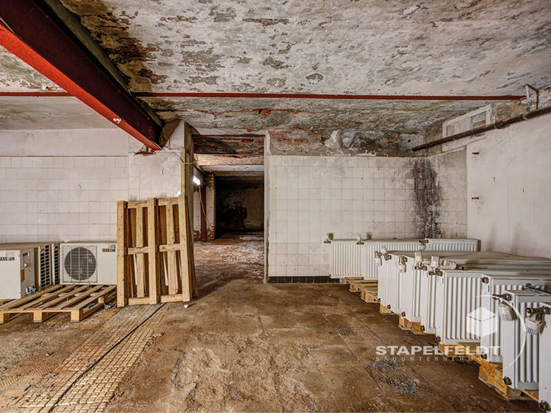 Bauunternehmen für Industriebau Bauunternehmen Umbau Schlachthof Verwaltungsgebäude Büroetage Hamburg Sankt Pauli Abbrucharbeiten Sanierung Fassade Denkmalschutz Sanierungsmaßnahmen Lagerhalle Werkshalle Industriegebäude Stapelfeldt Bauunternehmung