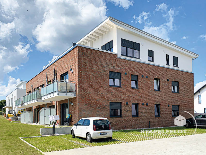Bauunternehmen für Dassendorf & Umgebung | Stapelfeldt Bauunternehmung | Neubau von 20 Woh­nungen in Büchen-Pötrau, barrierearm / barrierefrei
