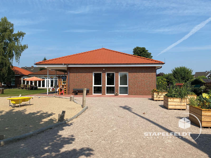 Kita Sonnenblume Kröppelhagen-Fahrendorf - Erweiterung durch Anbau - öffentlicher / kommunaler Bau, Bauunternehmen Stapelfeld Bauunternehmung