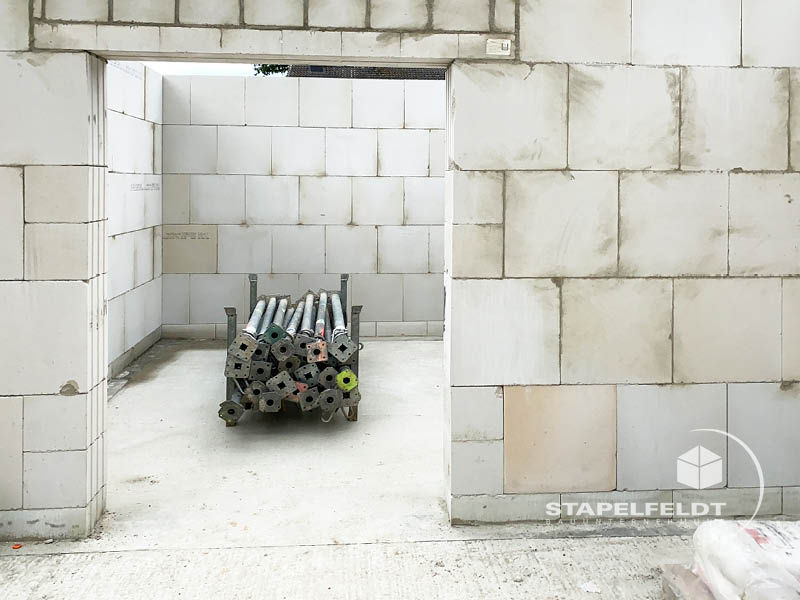 Rohbau Erdgeschoss – Neubau Mehrfamilienhaus Witzhave (KfW-40) | Stapelfeldt Bauunternehmung