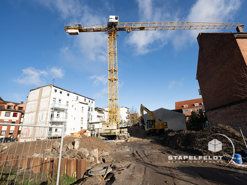 Bauunternehmen für privaten Wohnbau in Hamburg Bergedorf | Stapelfeldt Bauunternehmung Geesthacht | Neubau Mehrfamilienhaus Wohnungsbau Rohbau Baustelle Bauunternehmer