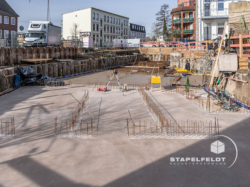 Bauunternehmen für privaten Wohnbau in Hamburg Bergedorf | Stapelfeldt Bauunternehmung Geesthacht | Neubau Mehrfamilienhaus Wohnungsbau Rohbau Baustelle Bauunternehmer
