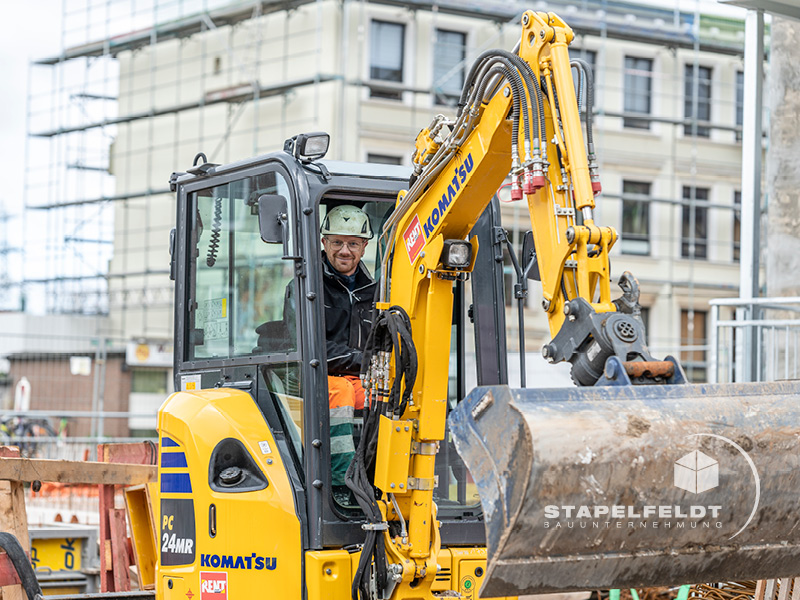 Bauunternehmen für privaten Wohnbau in Hamburg Bergedorf | Stapelfeldt Bauunternehmung Geesthacht | Neubau Mehrfamilienhaus Wohnungsbau Rohbau Baustelle Bauunternehmer