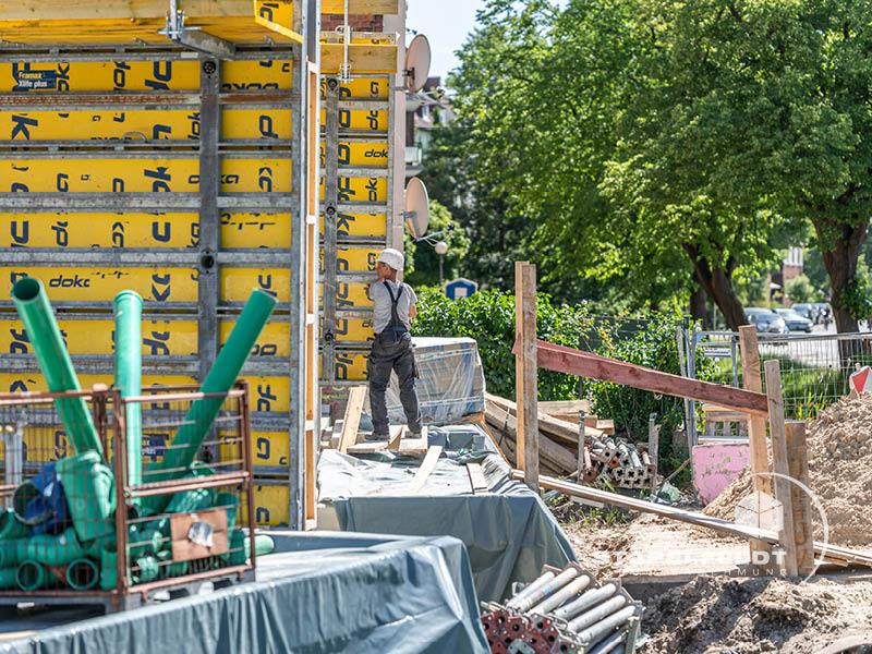 Bauunternehmen für privaten Wohnbau in Hamburg Bergedorf | Stapelfeldt Bauunternehmung Geesthacht | Neubau Mehrfamilienhaus Wohnungsbau Rohbau Baustelle Bauunternehmer