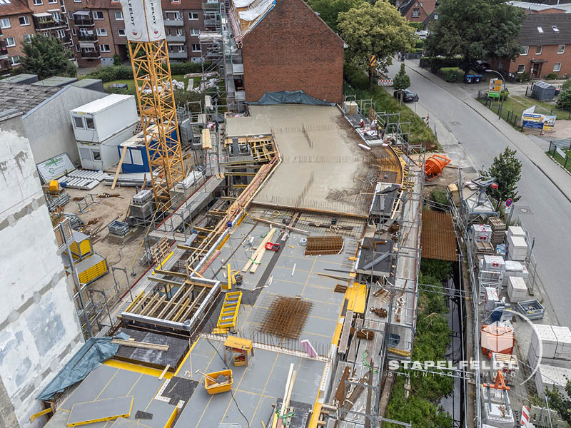 Bauunternehmen für privaten Wohnbau in Hamburg Bergedorf | Stapelfeldt Bauunternehmung Geesthacht | Neubau Mehrfamilienhaus Wohnungsbau Rohbau Baustelle Bauunternehmer