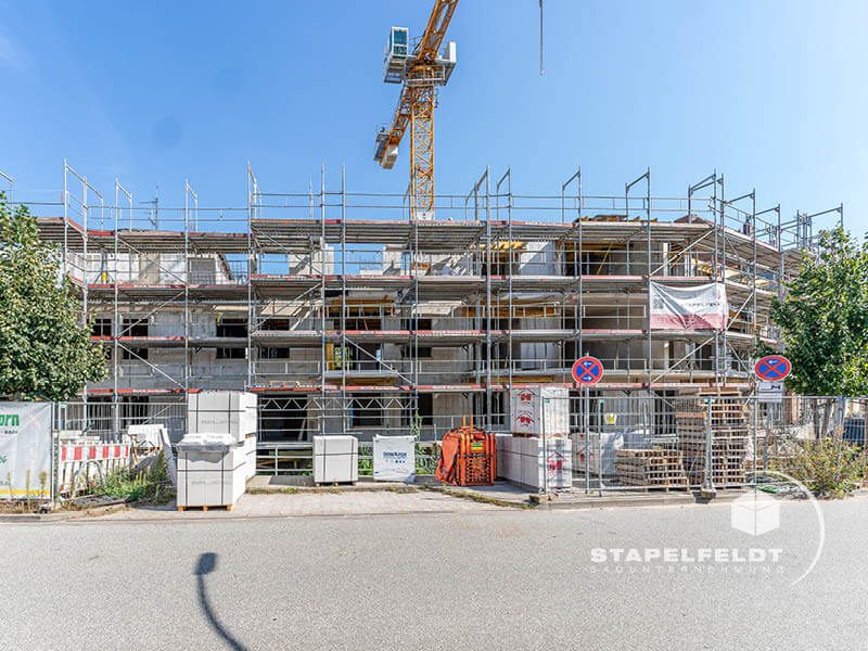 Bauunternehmen für privaten Wohnbau in Hamburg Bergedorf | Stapelfeldt Bauunternehmung Geesthacht | Neubau Mehrfamilienhaus Wohnungsbau Rohbau Baustelle Bauunternehmer