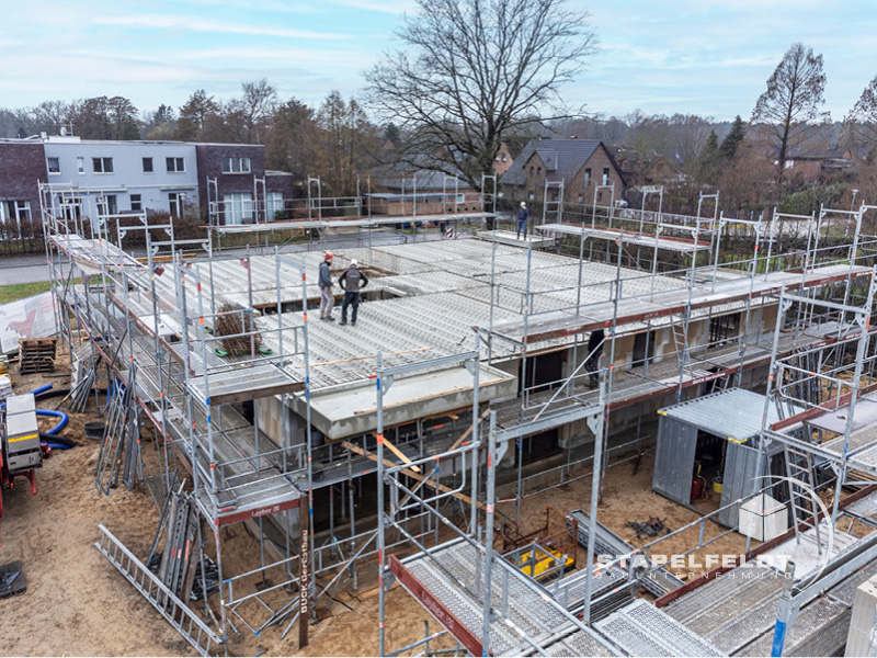 Das Bauunternehmen für den Neubau von 5 Mehrfamilienhäusern in Tespe | Baugebiet am Am Avendorfer Weg / Osterstücke | nach KfW 40 Standard | Stapelfeldt Bauunternehmung