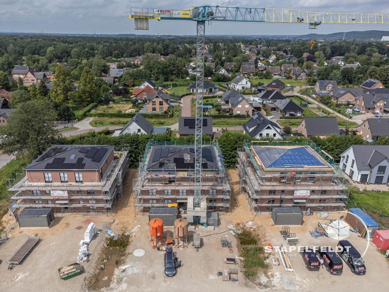 Das Bauunternehmen für den Neubau von 5 Mehrfamilienhäusern in Tespe | Wohnungsbau Baugebiet am Am Avendorfer Weg / Osterstücke | Stapelfeldt Bauunternehmung