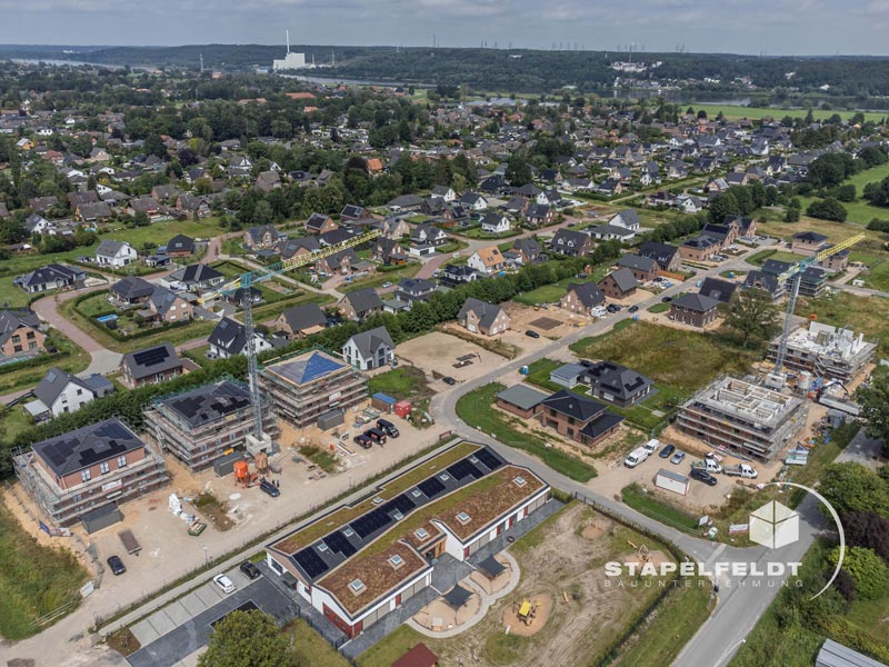 Das Bauunternehmen für den Neubau von 5 Mehrfamilienhäusern in Tespe | Wohnungsbau Baugebiet am Am Avendorfer Weg / Osterstücke | Stapelfeldt Bauunternehmung