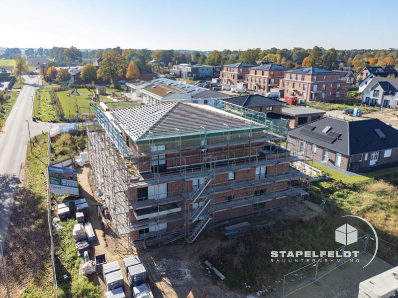 Bauunternehmen für privaten Wohnungsbau in Tespe, Landkreises Harburg, Samtgemeinde Elbmarsch, Niedersachsen / Mehrfamilienhäusern, Einfamilienhäuser, Hausbau, Haus bauen | Baugebiet Am Avendorfer Weg / Osterstücke | KfW 40 | Stapelfeldt Bauunternehmung