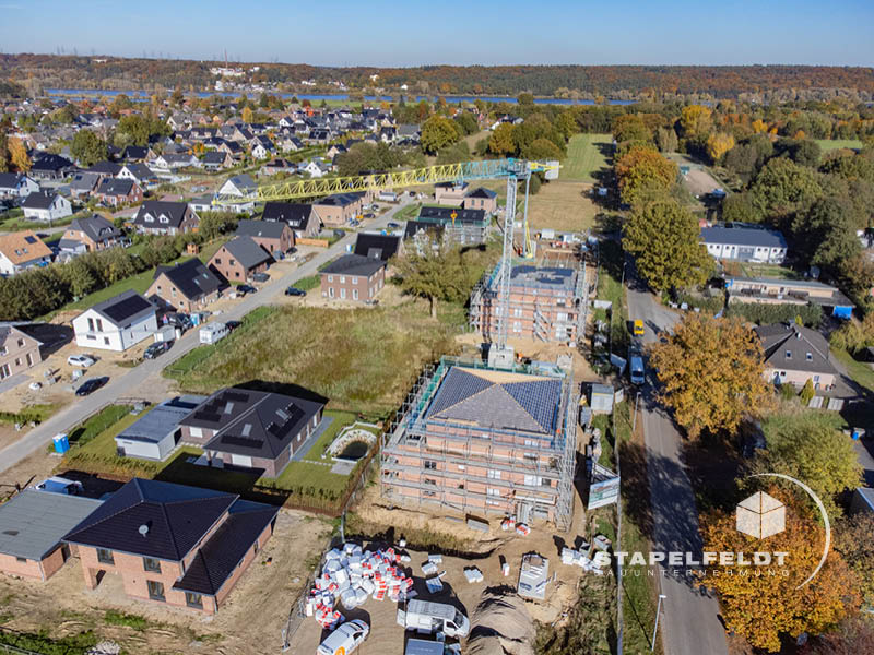 Bauunternehmen für privaten Wohnungsbau in Tespe, Landkreises Harburg, Samtgemeinde Elbmarsch, Niedersachsen / Mehrfamilienhäusern, Einfamilienhäuser, Hausbau, Haus bauen | Baugebiet Am Avendorfer Weg / Osterstücke | KfW 40 | Stapelfeldt Bauunternehmung