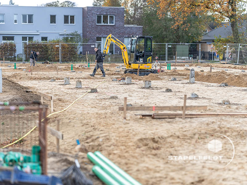 Das Bauunternehmen für den Neubau von 5 Mehrfamilienhäusern in Tespe | Baugebiet am Am Avendorfer Weg / Osterstücke | nach KfW 40 Standard | Stapelfeldt Bauunternehmung