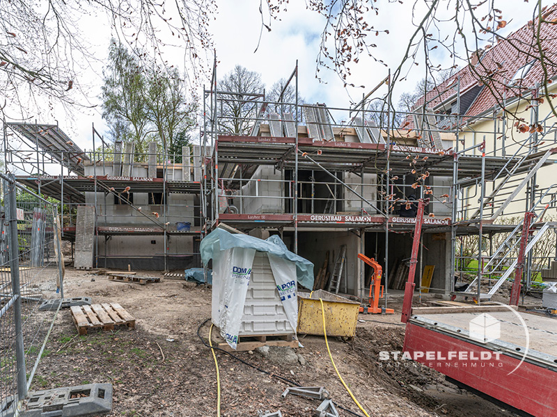 Bauunternehmen für Neubau eines Mehrfamilienhauses im Villenviertel von Hamburg-Bergedorf | Stapelfeldt Bauunternehmung Geesthacht