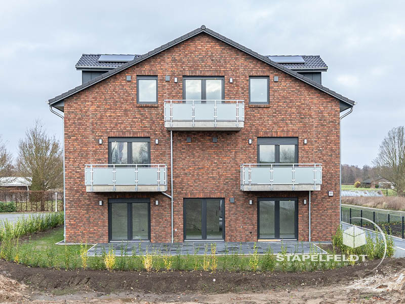Bauen am Deich in Hamburg Kirchwerder mit der Stapelfeld Bauunternehmen aus Geesthacht | Neubau Mehrfamilienhaus