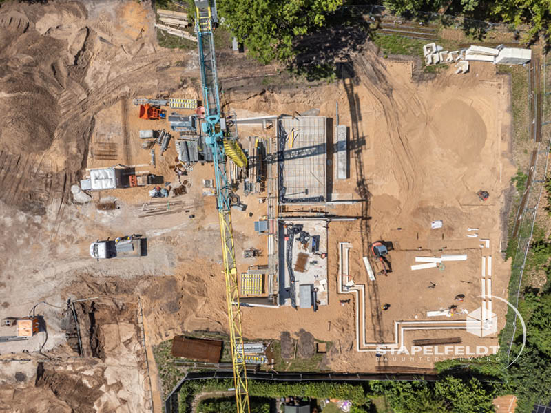 Privater Wohnungsbau | Bauarbeiten zur Erstellung der zwei Eigenheime / Wohnquartier Reiherstieg in Lüneburg Wilschenbruch | Bauunternehmen von hochwertigem, altengerechtem Neubau von Mehrfamilienhäusern | Stapelfeldt Bauunternehmung