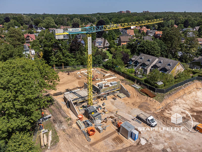 Privater Wohnungsbau | Bauarbeiten zur Erstellung der zwei Eigenheime / Wohnquartier Reiherstieg in Lüneburg Wilschenbruch | Bauunternehmen von hochwertigem, altengerechtem Neubau von Mehrfamilienhäusern | Stapelfeldt Bauunternehmung