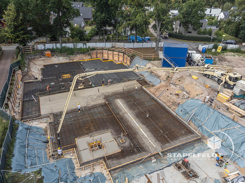 Betonarbeiten | Privater Wohnungsbau | Bauarbeiten zur Erstellung des Wohnquartiers Reiherstieg in Lüneburg Wilschenbruch | Stapelfeldt Bauunternehmung