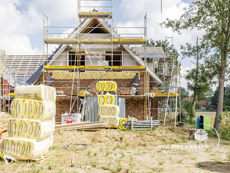 Maurerarbeiten Klinkerarbeiten Klinkersteine Zierklinker für dekorative Verzierungen an Fassade im Landkreis Lüneburg | Bauunternehmen Stapelfeldt Bauunternehmung