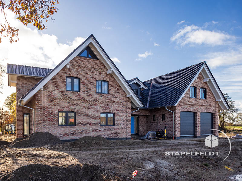 Bau eines Einfamilienhauses im Landkreis Lüneburg | Bauunternehmen für Neubau Stapelfeldt Bauunternehmung Geesthacht