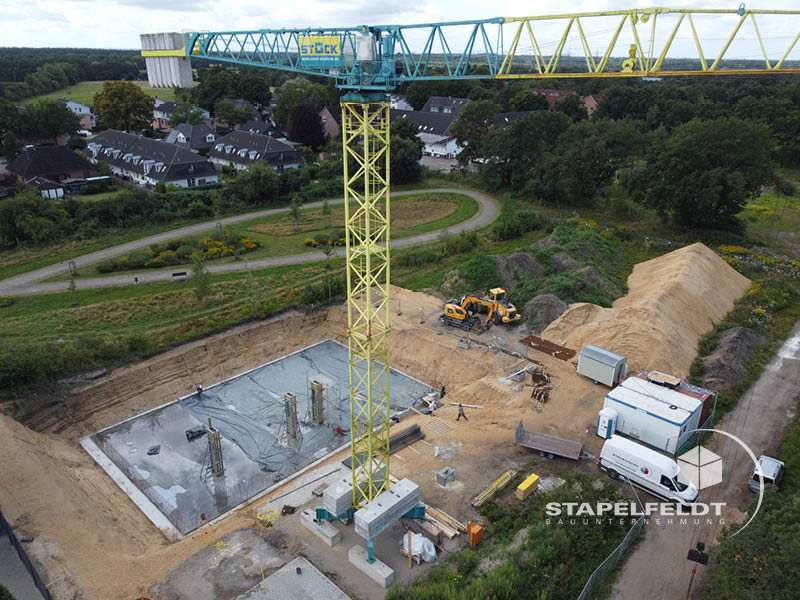 Neubau Halle mit Tiefgarage Autowerkstatt Norderstedt Fundament Oldtimer | Hallenbau Bauunternehmen Stapelfeldt Bauunternehmung Geesthacht